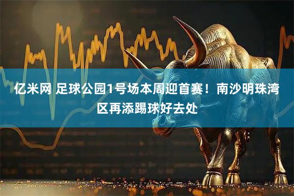 亿米网 足球公园1号场本周迎首赛!南沙明珠湾区再添踢球好去处